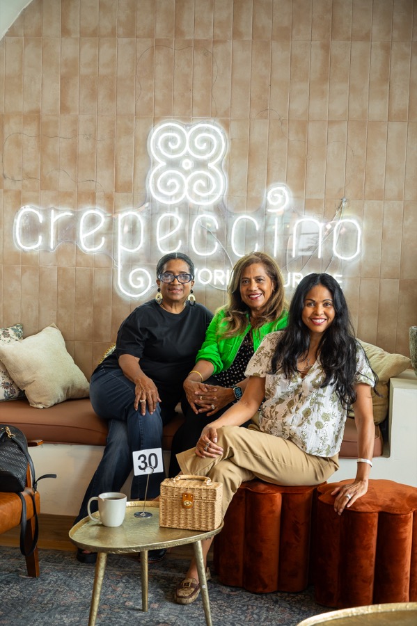 Crepeccino cafe seating and interior atmosphere